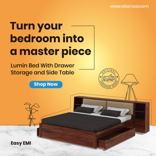 Solid Wood Bed with Storage for Your Master Bedroom