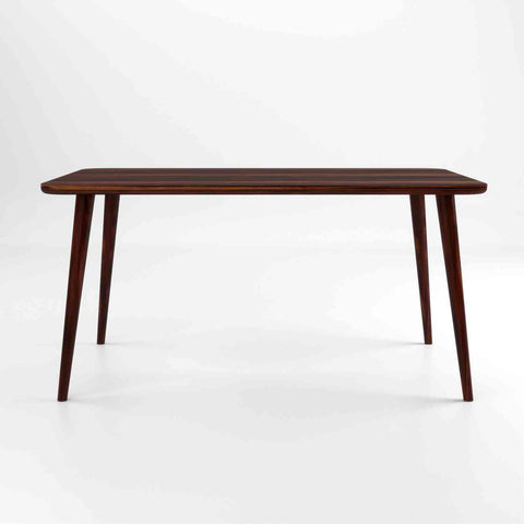 Canejoy Solid Sheesham Wood 6 Seater Dining Table With 6 Chairs (With Cushion, Natural Finish)