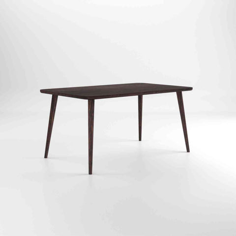 Canejoy Solid Sheesham Wood 6 Seater Dining Table With 6 Chairs (With Cushion, Walnut Finish)