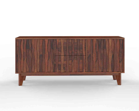 Maurice Solid Sheesham Wood Sideboard (Natural Finish)