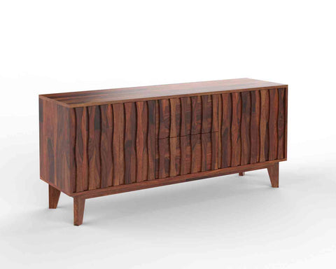 Maurice Solid Sheesham Wood Sideboard (Natural Finish)