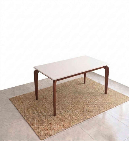 Revista Solid Sheesham Wood 6 Seater Dining Set (With Cushion, Natural Finish)