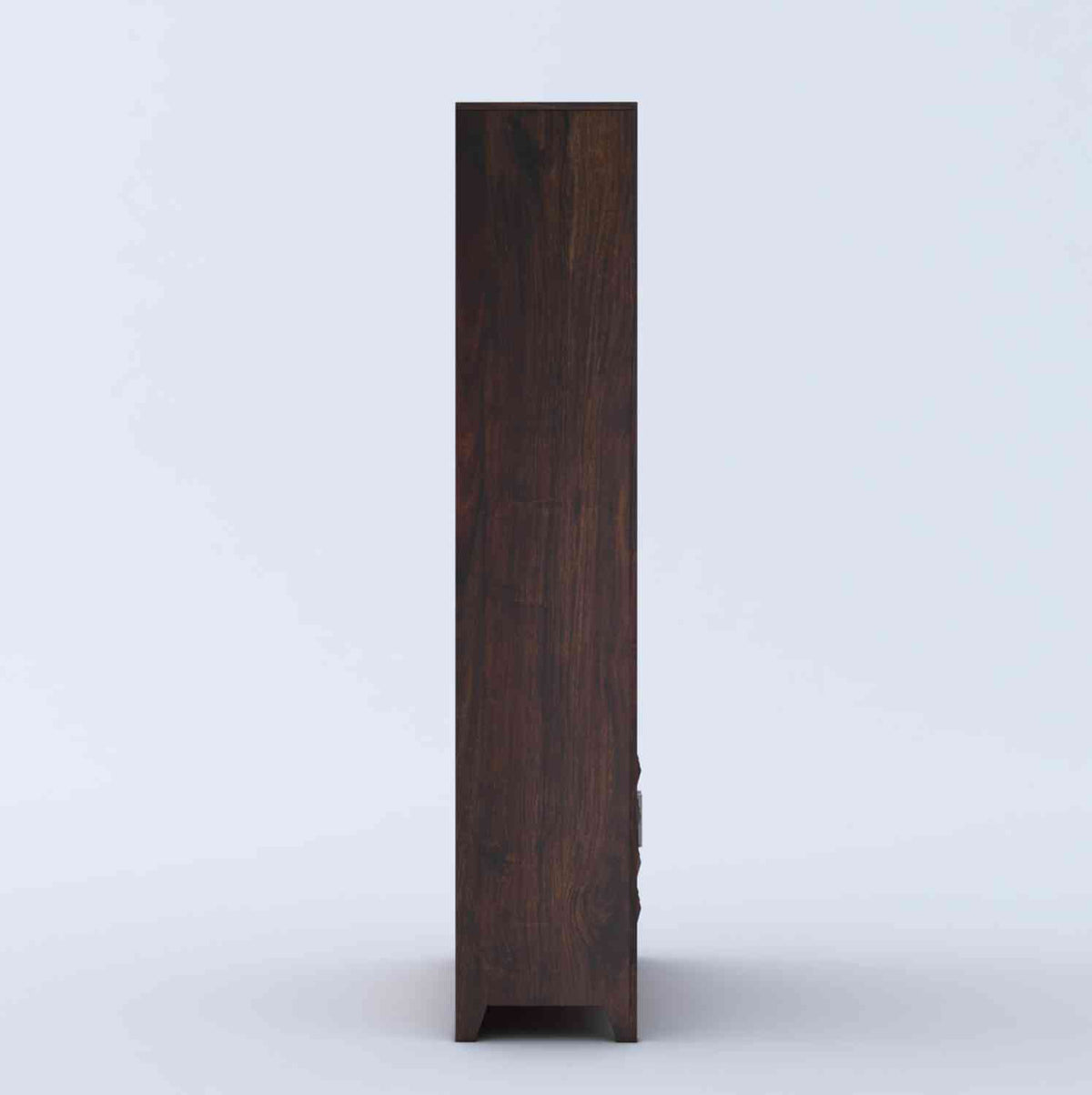 Sofia Solid Sheesham Wood Bookshelf (Walnut Finish)