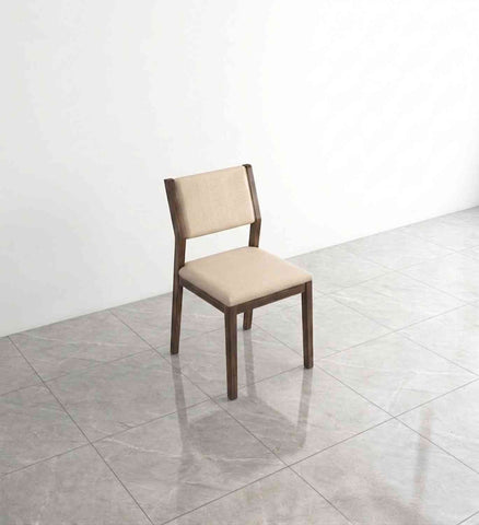 Revista Solid Sheesham Wood 4 Seater Dining Set (With Cushion, Walnut Finish)