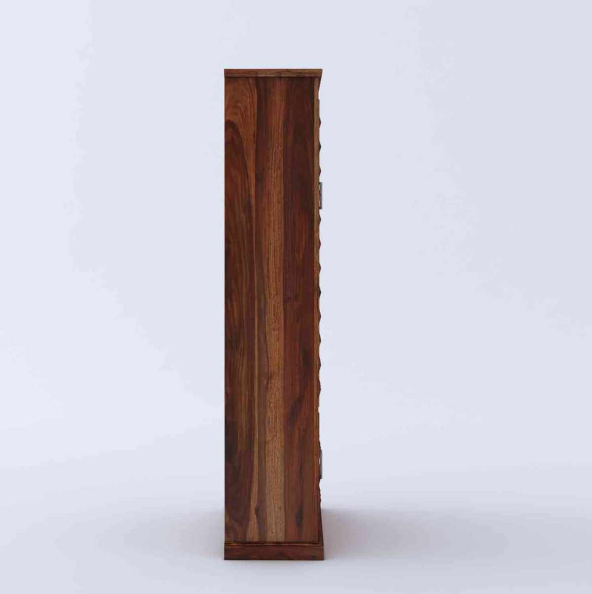 Sofia Solid Sheesham Wood Double Door Wardrobe (Natural Finish)