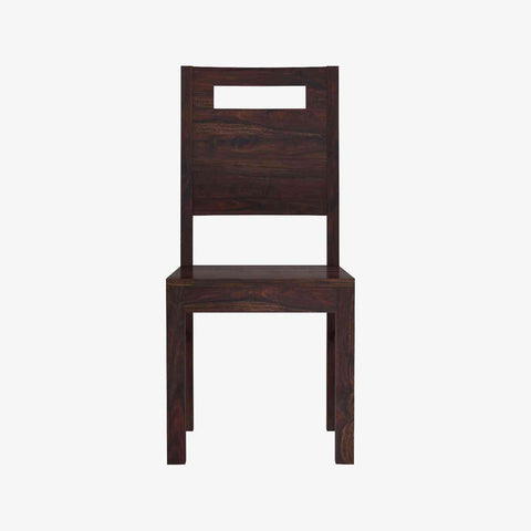 Maharana Solid Sheesham Wood 6 Seater Dining Set (Walnut Finish)