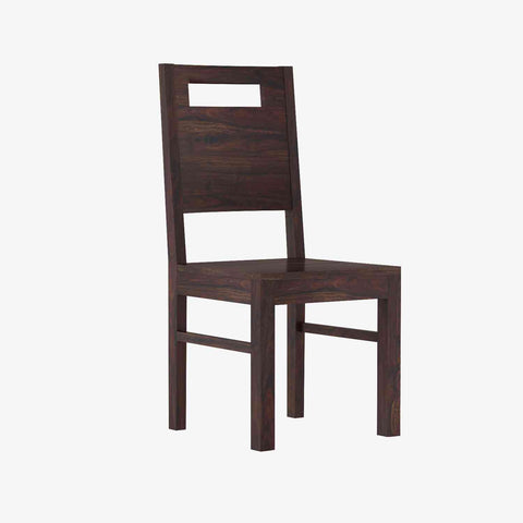 Maharana Solid Sheesham Wood 6 Seater Dining Set (Walnut Finish)
