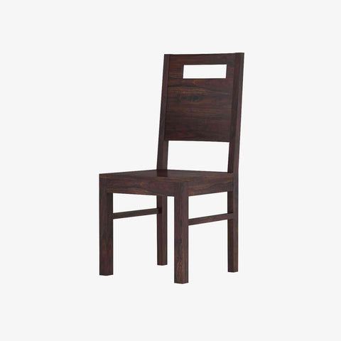 Maharana Solid Sheesham Wood 6 Seater Dining Set (Walnut Finish)