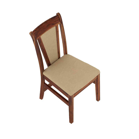 Maharana Solid Sheesham Wood 6 Seater Dining Set (Design 3, Natural Finish)