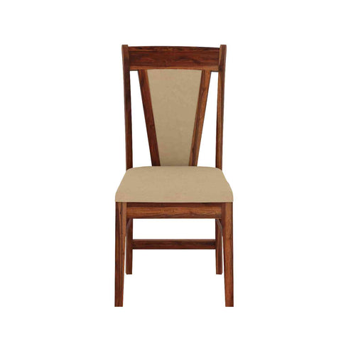 Maharana Solid Sheesham Wood 6 Seater Dining Set (Design 3, Natural Finish)