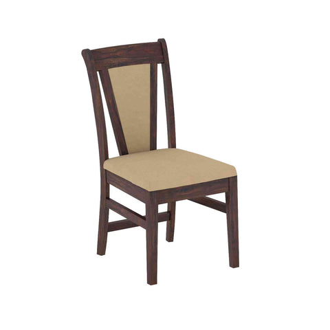 Maharana Solid Sheesham Wood 6 Seater Dining Set (Design 3, Walnut Finish)