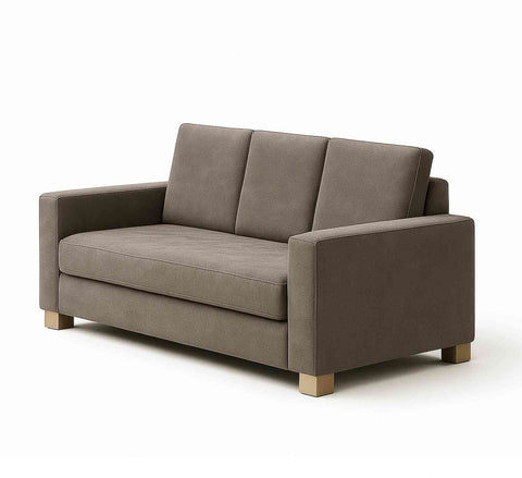 Cozychic 3 Seater Sofa (Brown Fabric)