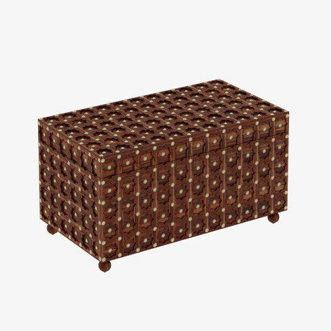 Maharana Solid Sheesham Wood Box (Natural Finish)
