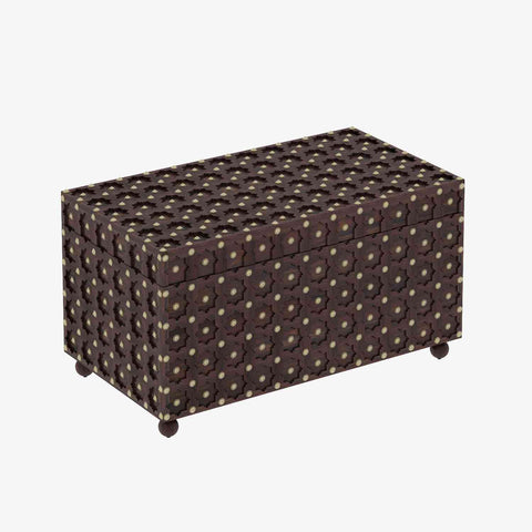 Maharana Solid Sheesham Wood Box (Walnut Finish)