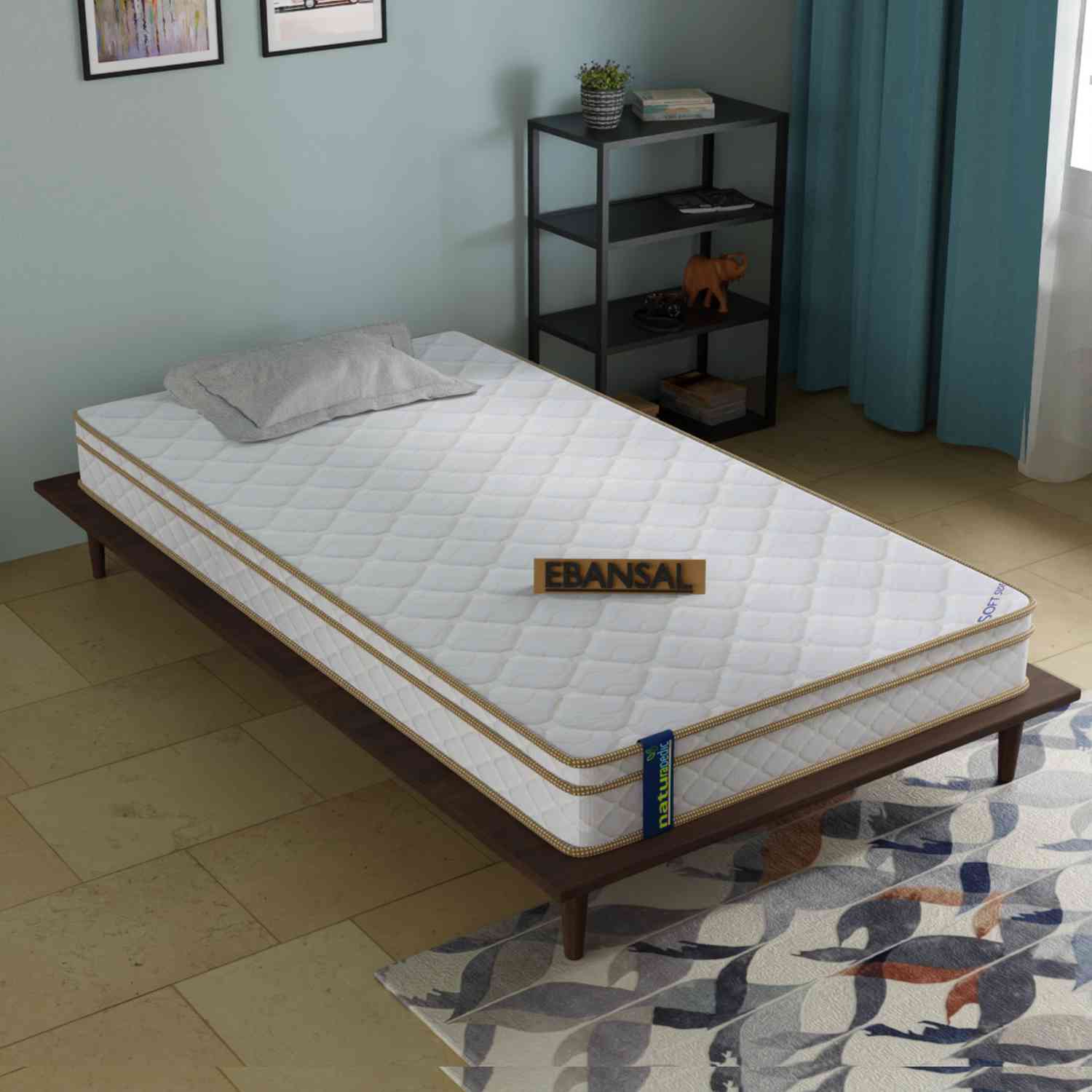 Naturapedic Resilience Plus Mattress For Queen Size Bed (Mattress Size 60"X78"X8")