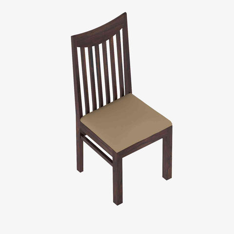 Maharana Solid Sheesham Wood 6 Seater Dining Set (Design 2, Walnut Finish)