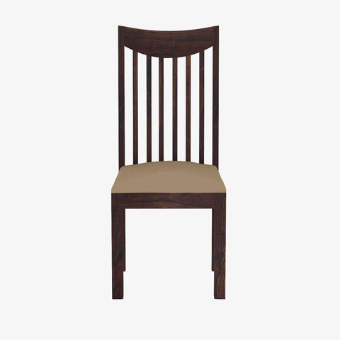 Maharana Solid Sheesham Wood 6 Seater Dining Set (Design 2, Walnut Finish)