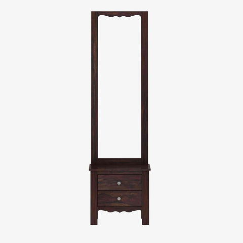 Revista Solid Sheesham Wood Dressing Table (Walnut Finish)
