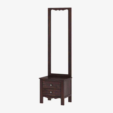 Revista Solid Sheesham Wood Dressing Table (Walnut Finish)