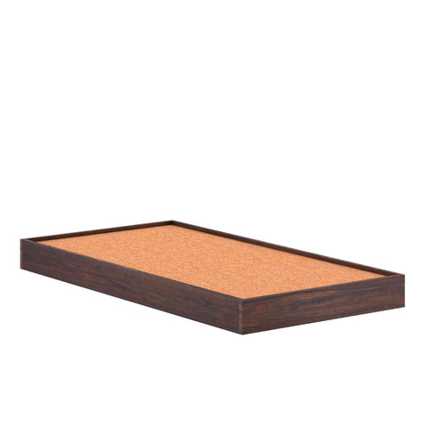 Livinn Solid Sheesham Wood Trundle Bed (Walnut Finish)