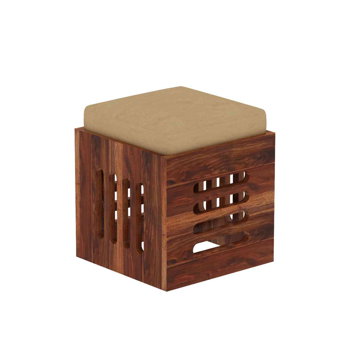 Maria Solid Sheesham Wood TV Unit With Coffee Table (Natural Finish)