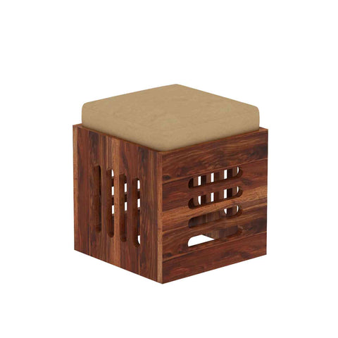 Maria Solid Sheesham Wood TV Unit With Coffee Table (Natural Finish)