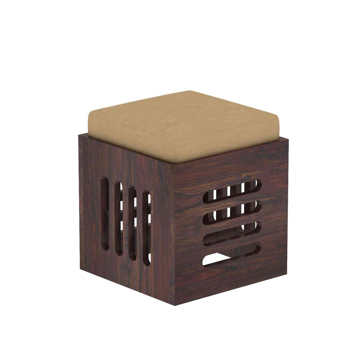 Maria Solid Sheesham Wood TV Unit With Coffee Table (Walnut Finish)