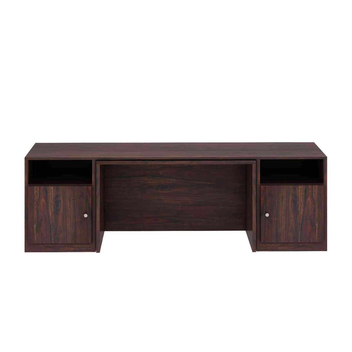 Maria Solid Sheesham Wood TV Unit With Coffee Table (Walnut Finish)