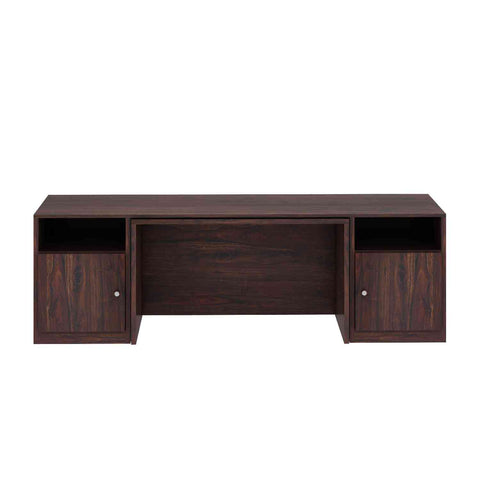 Maria Solid Sheesham Wood TV Unit With Coffee Table (Walnut Finish)