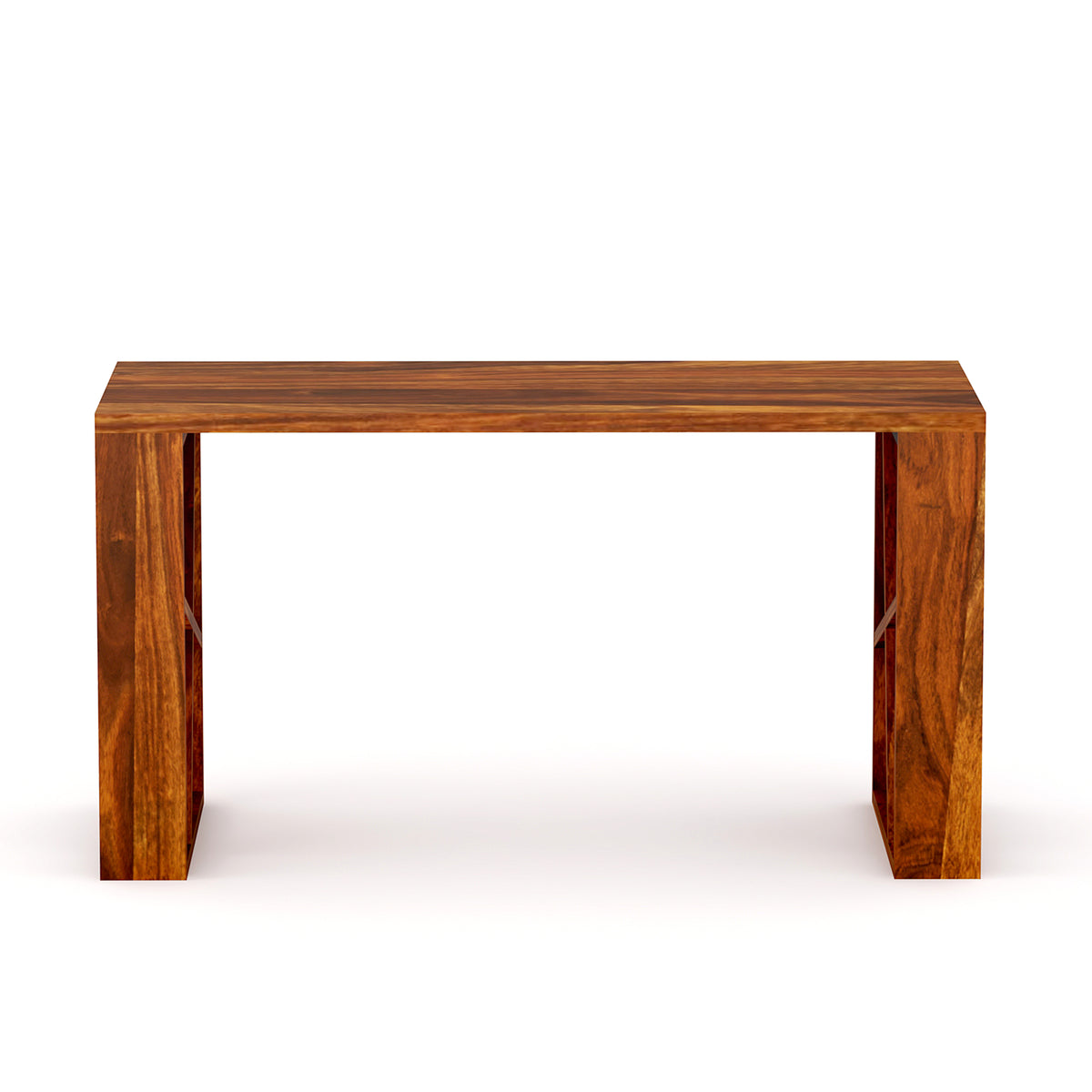 Maurice Solid Sheesham Wood Study Table (Plus, Natural Finish)