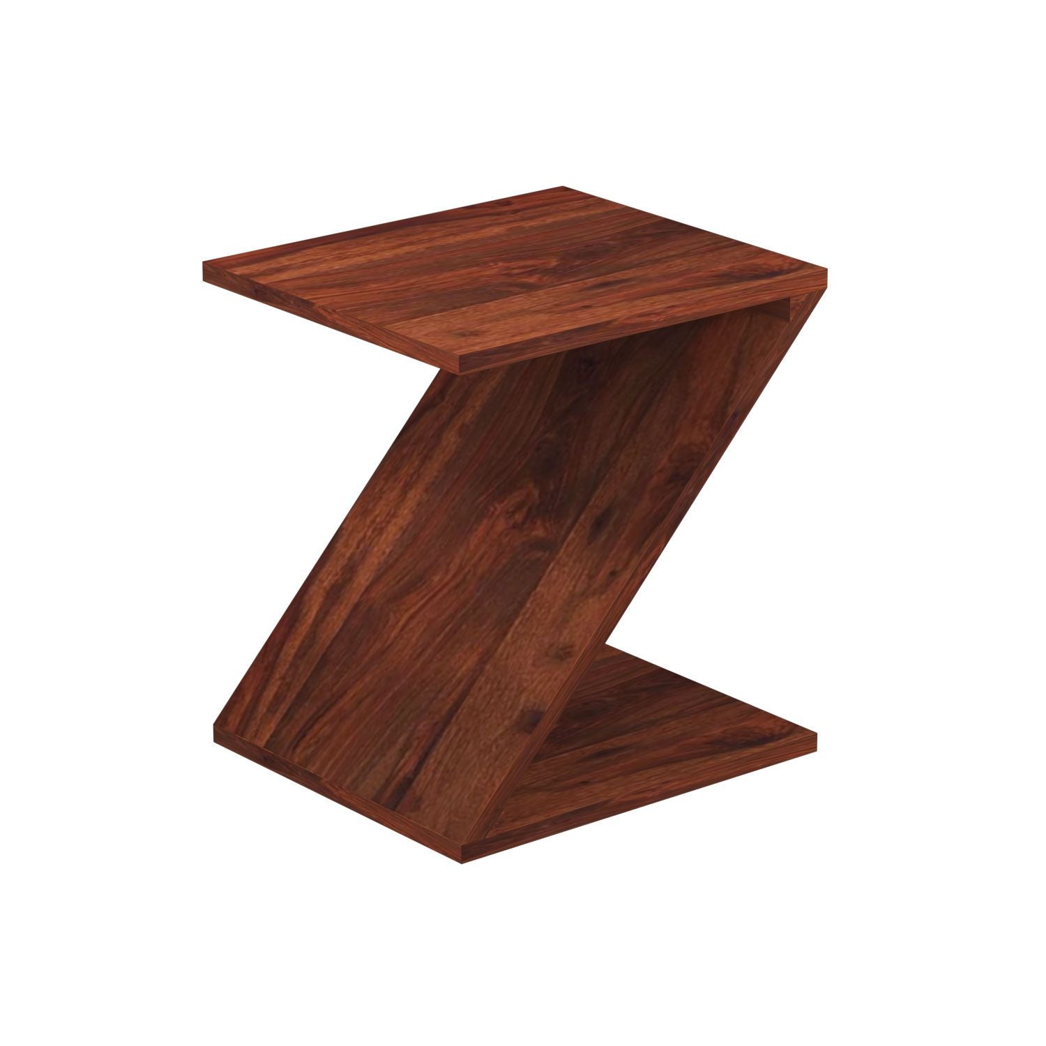 Maurice Solid Sheesham Wood Side End Table (Natural Finish)
