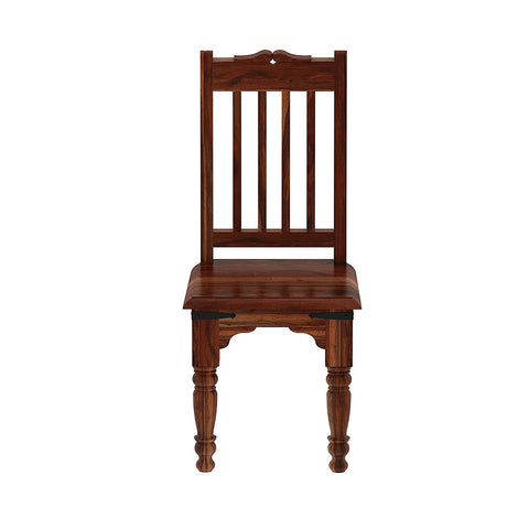 Ajmer Solid Sheesham Wood Chair (Natural Finish)