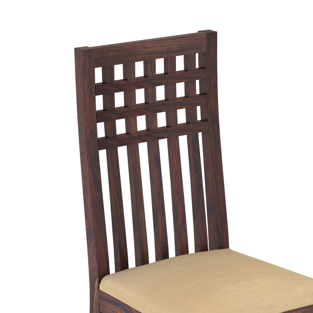 Amer Solid Sheesham Wood 8 Seater Dining Table With 5 Chairs And 1 Bench (With Cushion, Walnut Finish)