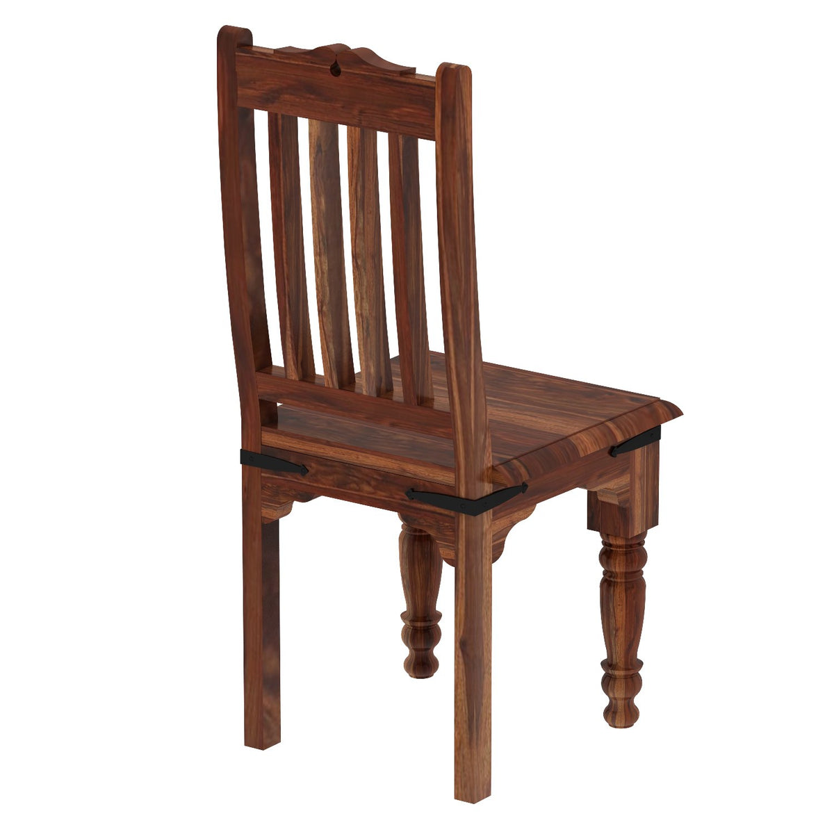 Ajmer Solid Sheesham Wood 8 Seater Dining Table With 8 Chairs (Without Cushion, Natural Finish)