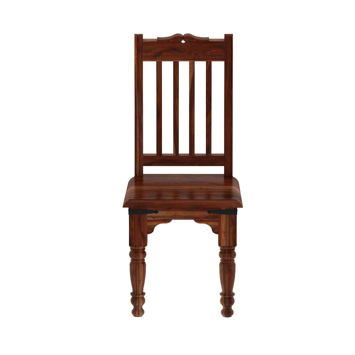 Ajmer Solid Sheesham Wood 8 Seater Dining Table With 8 Chairs (Without Cushion, Natural Finish)