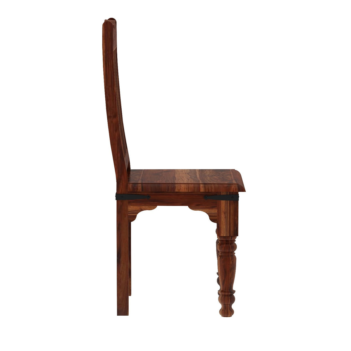 Ajmer Solid Sheesham Wood 8 Seater Dining Table With 8 Chairs (Without Cushion, Natural Finish)