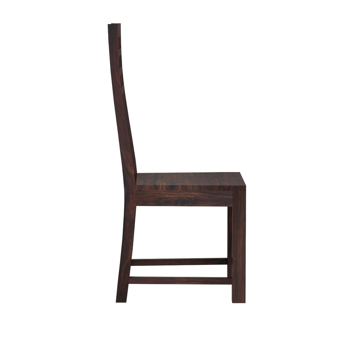 Amer Solid Sheesham Wood 4 Seater Dining Table With 4 Chairs (Without Cushion, Walnut Finish)