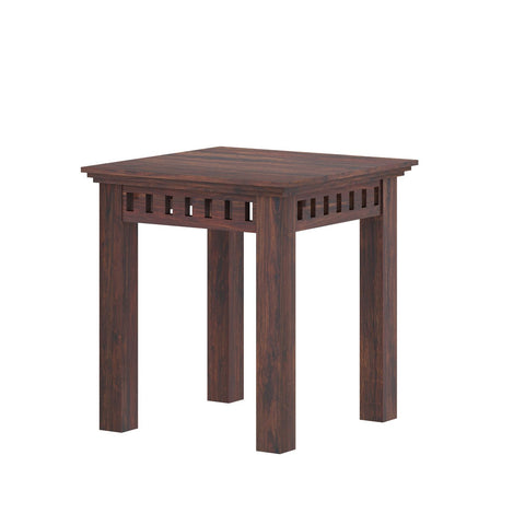 Amer Solid Sheesham Wood 2 Seater Dining Set (With Cushion, Walnut Finish)