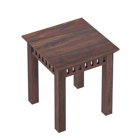 Amer Solid Sheesham Wood 2 Seater Dining Set (Without Cushion, Walnut Finish)