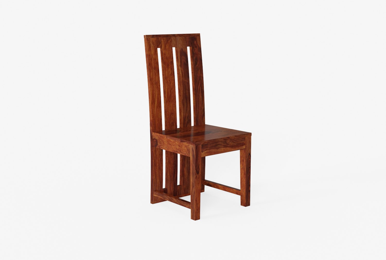 Woodora Solid Sheesham Wood Chair (Natural Finish)