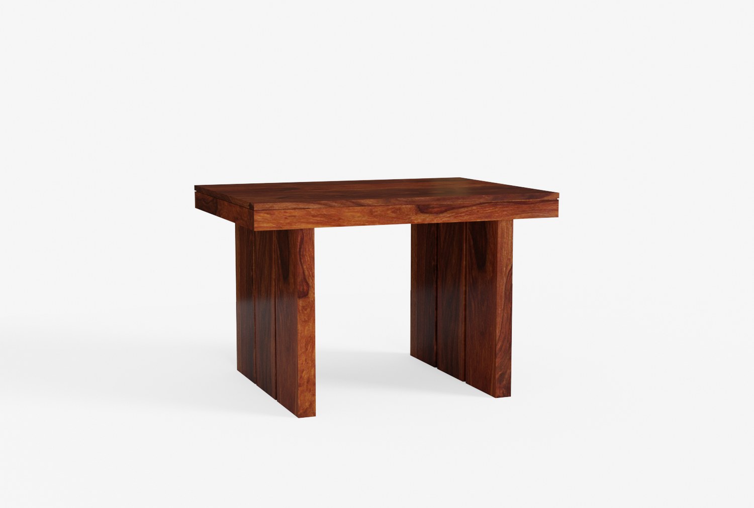 Woodora Solid Sheesham Wood 4 Seater Dining Set (Natural Finish)
